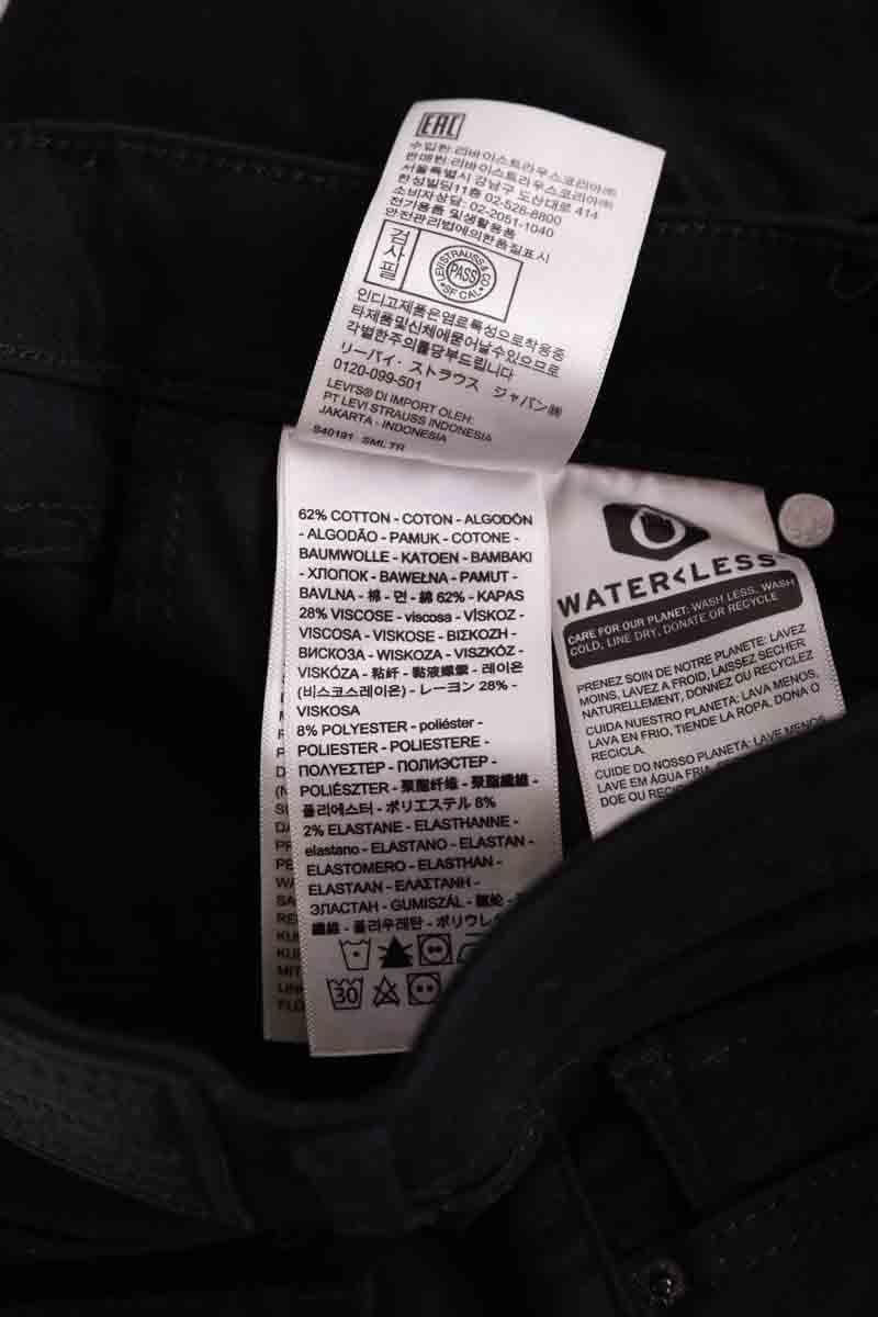 Cropped slim jeans with studs LEVI'S - Seconde main Black