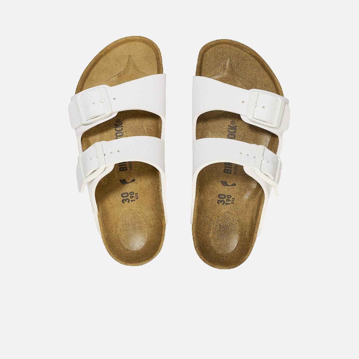 Arizona flat sandals BIRKENSTOCK White