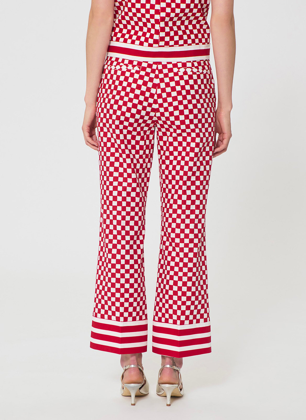 Ausgestellte Leinenhose TARA JARMON Rot