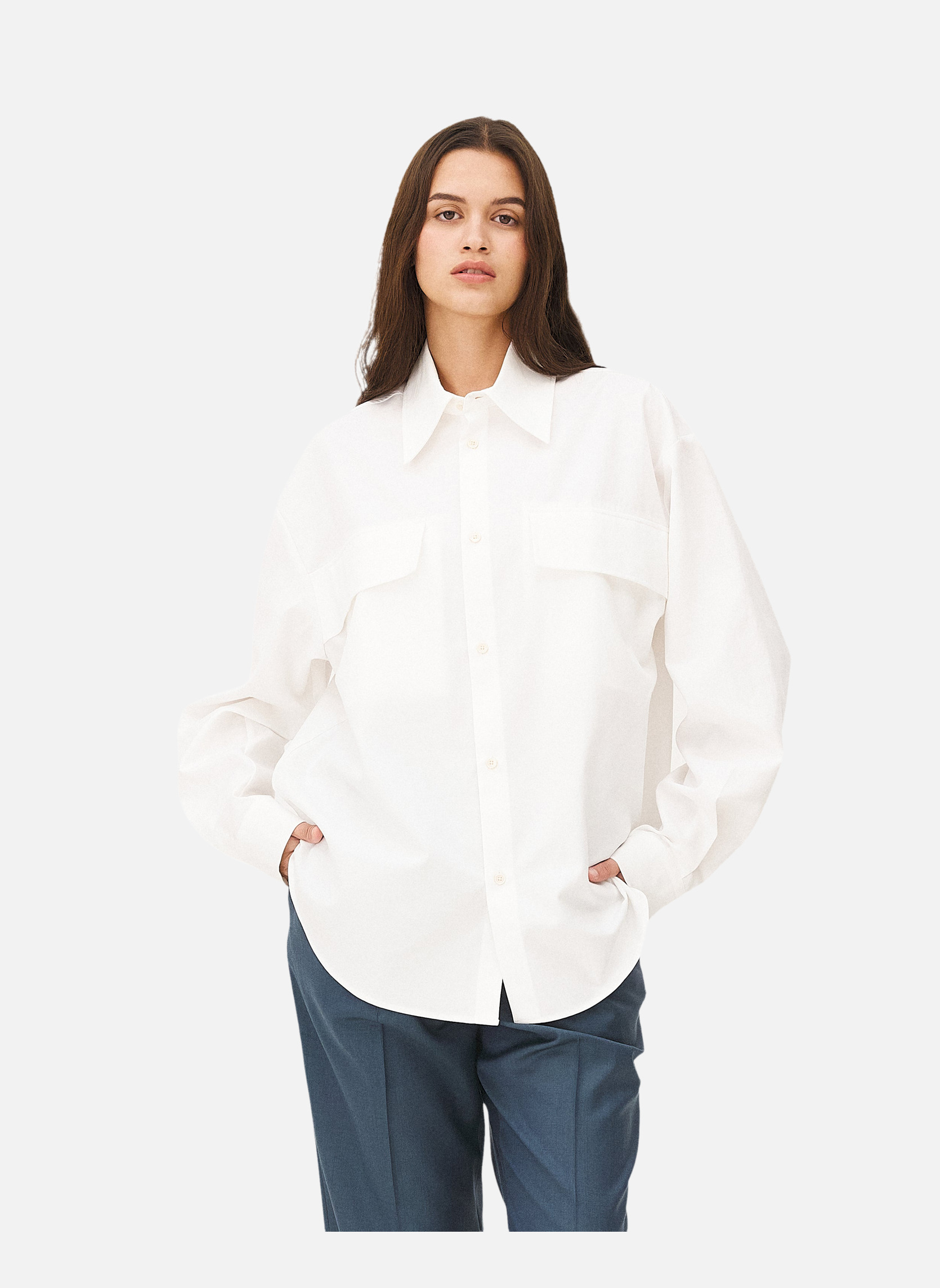 Elegant shirt Noyoco White