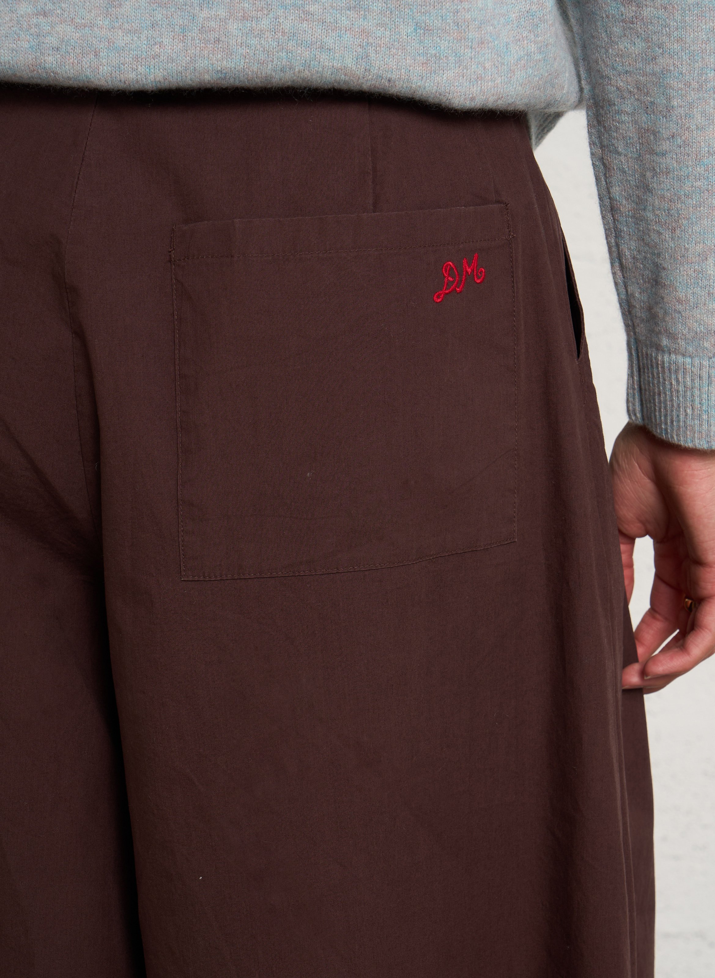 High-waisted Bermuda shorts DAMSON MADDER Brown