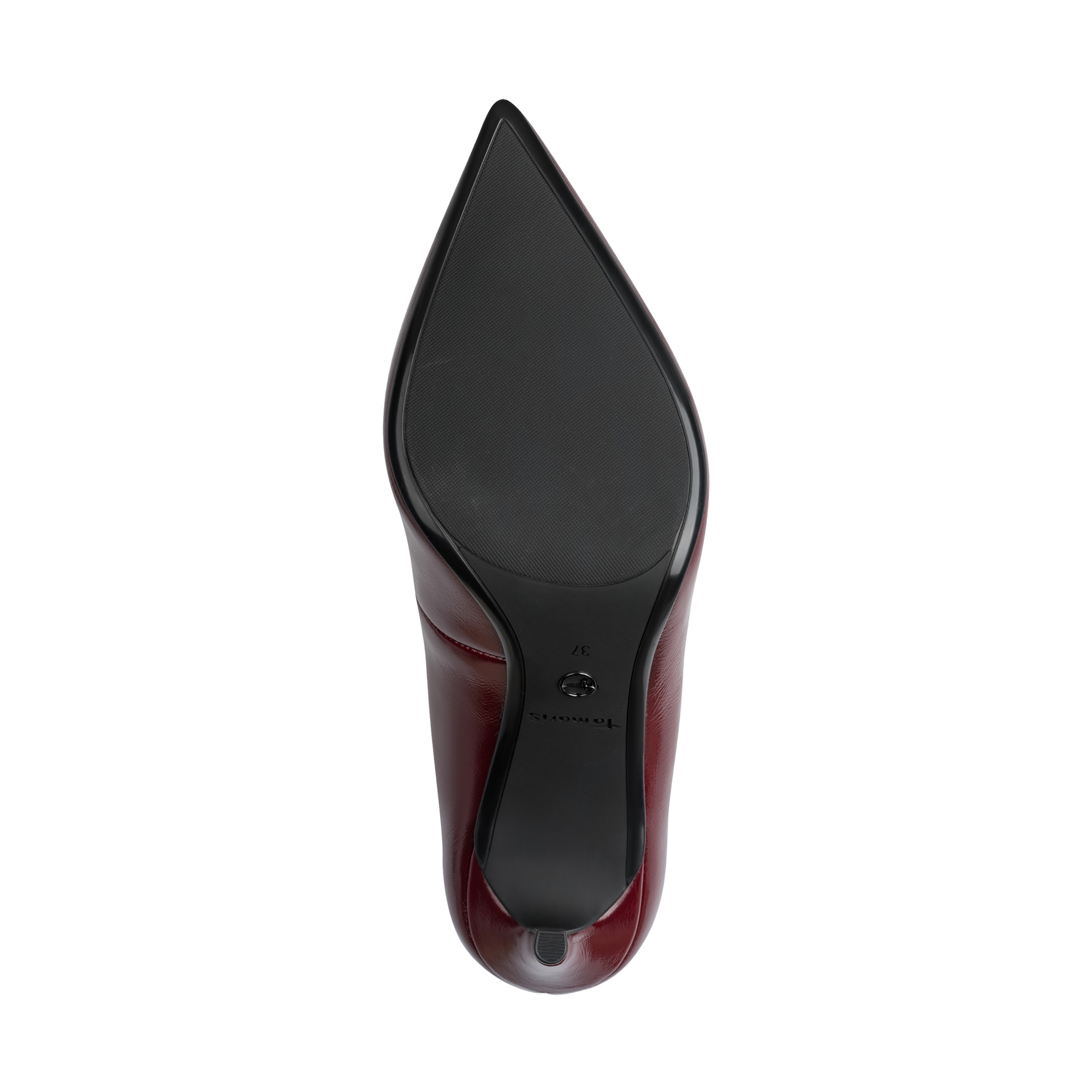 Leather heeled pumps TAMARIS Red