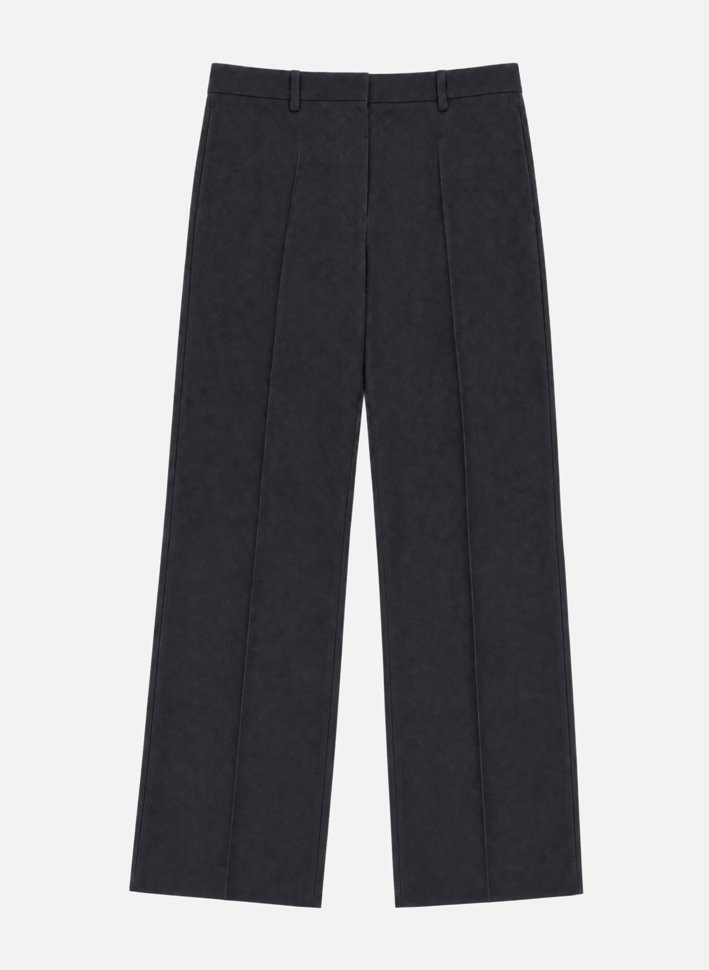 Wide wool tailored trousers THE KOOPLES Black