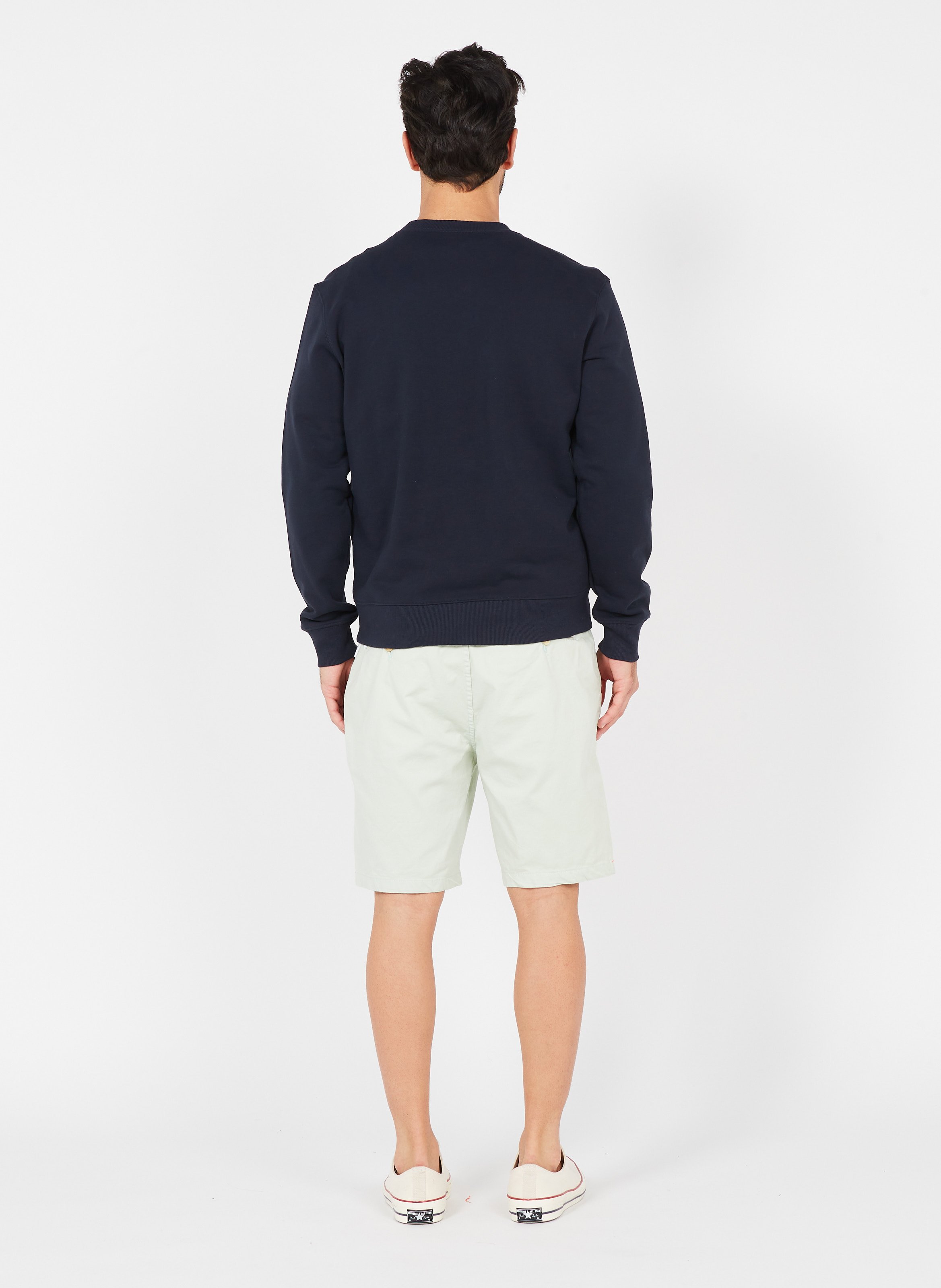 Sweatshirt aus Bio-Baumwolle AU PRINTEMPS PARIS Blau