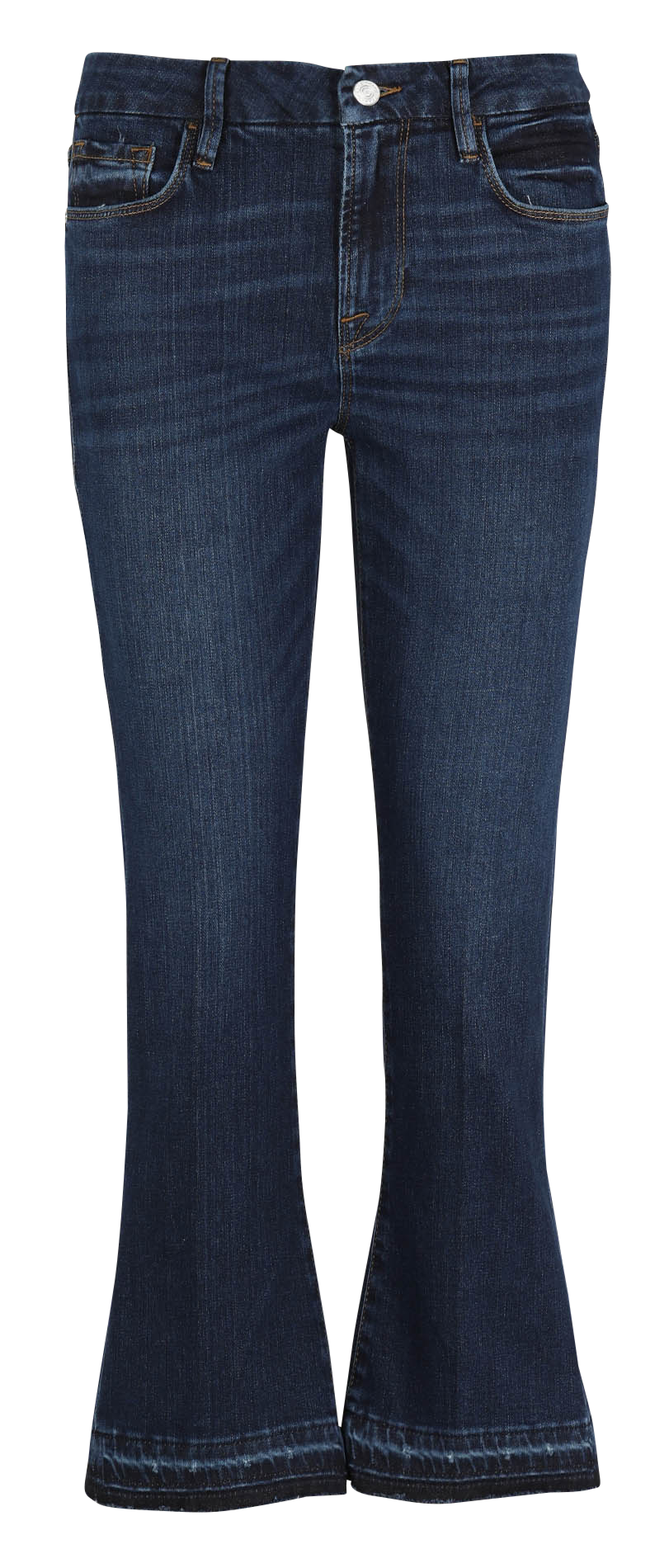 Jean cropped évasé FRAME Jean Délavé