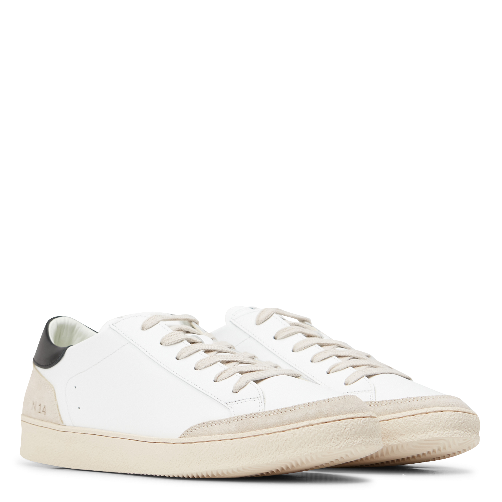 Baskets basses en cuir RIVECOUR Multicolore