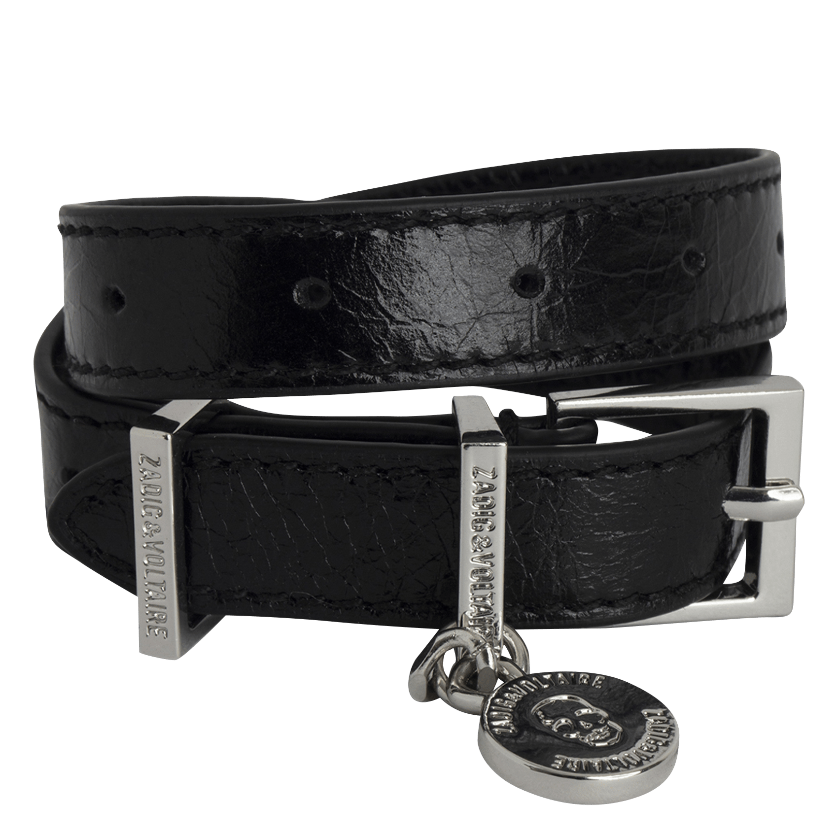 Bracelet en cuir ZADIG&VOLTAIRE Black