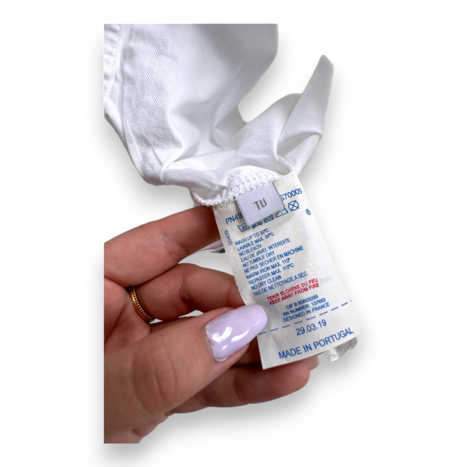 White baby cot bumper - one size TARTINE ET CHOCOLAT - seconde-main White