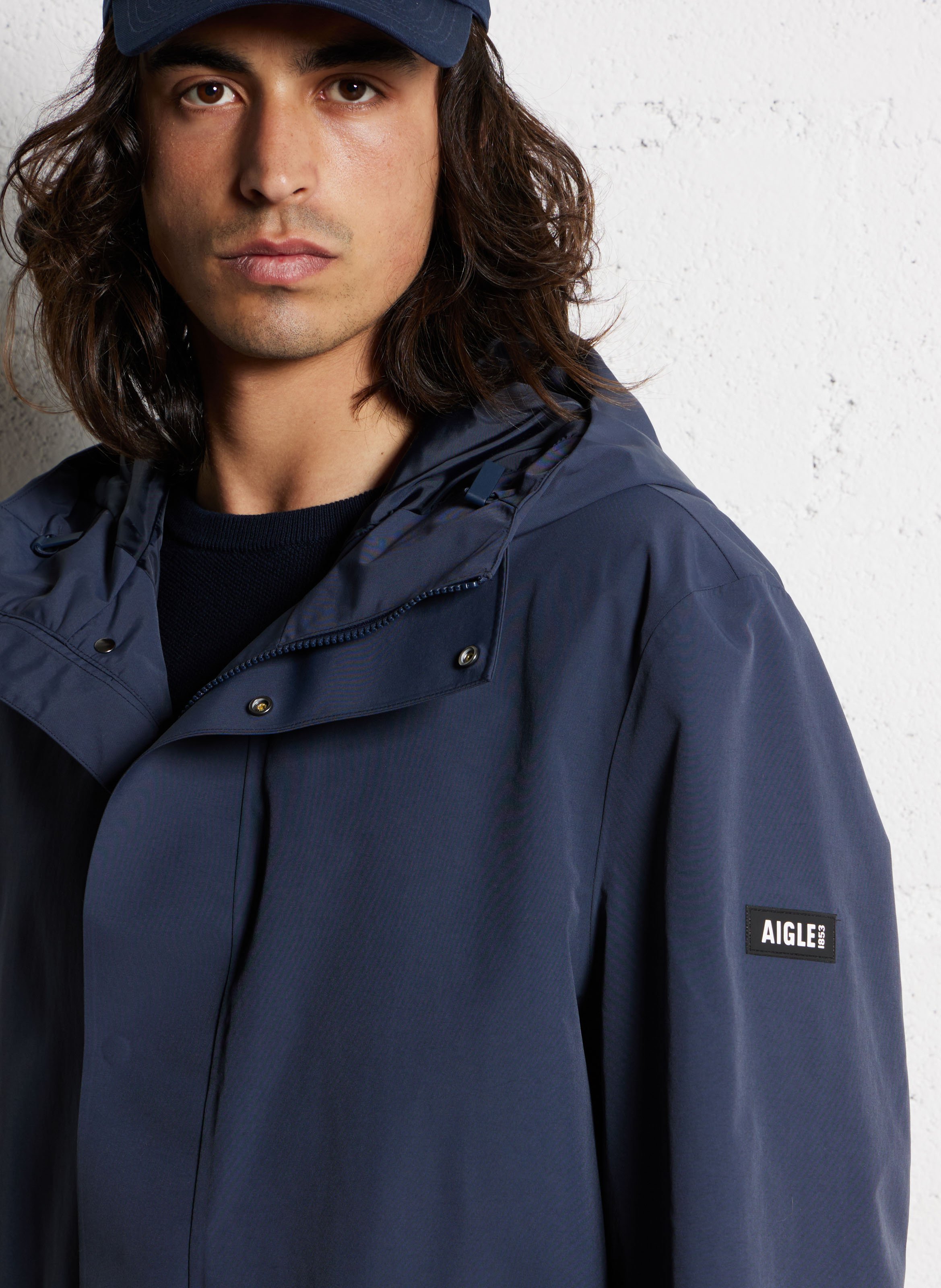 Parka à capuche  AIGLE Bleu