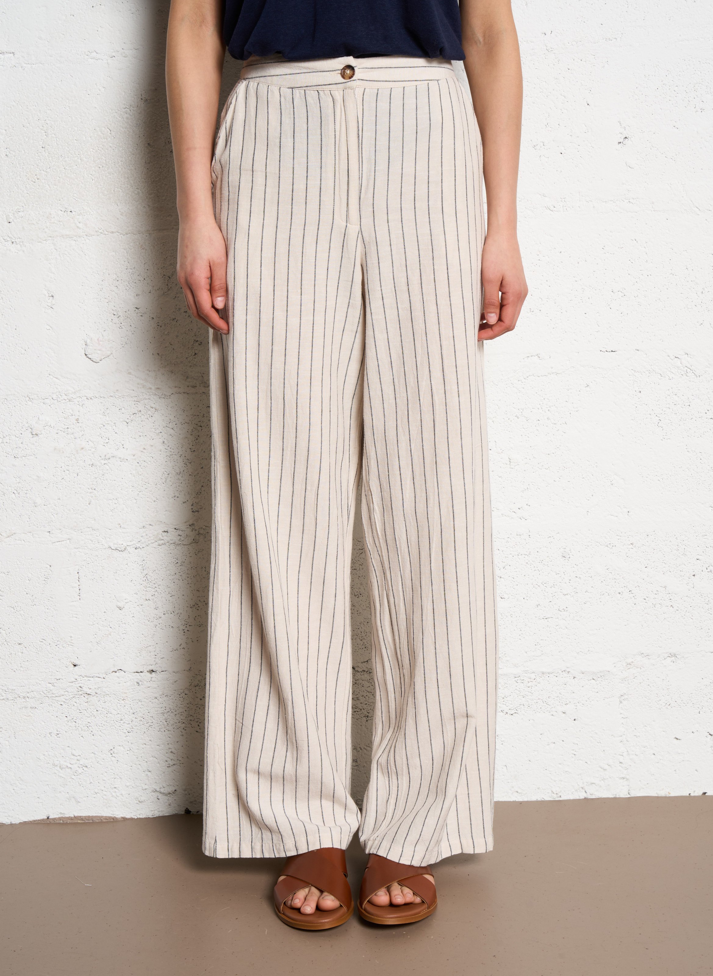 Norton printed straight trousers LA PETITE ETOILE