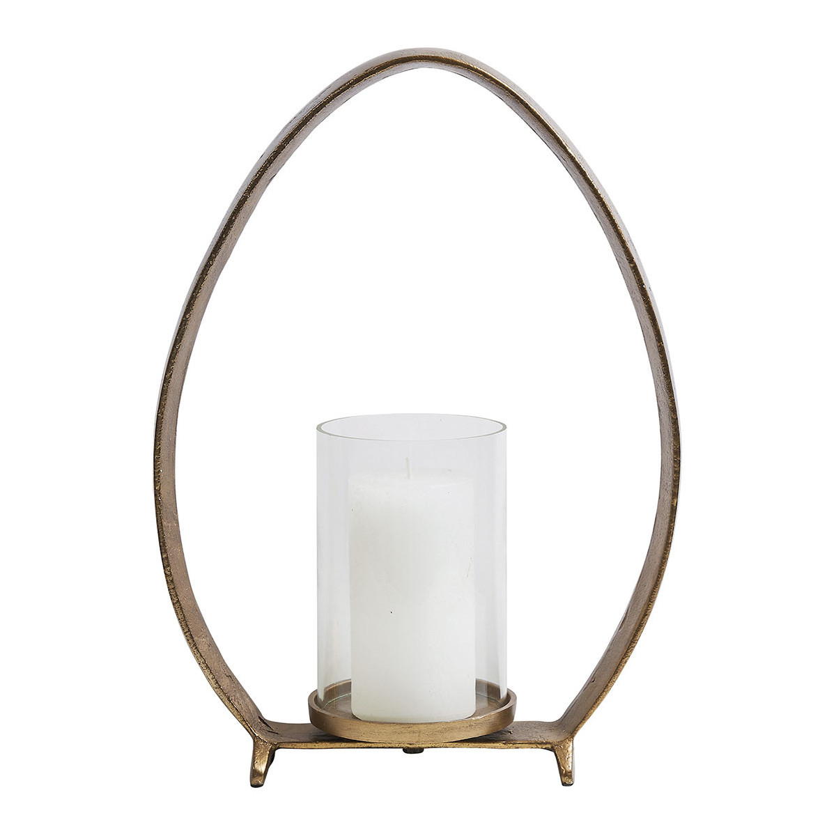 Metal tealight holder BLANC D'IVOIRE Golden