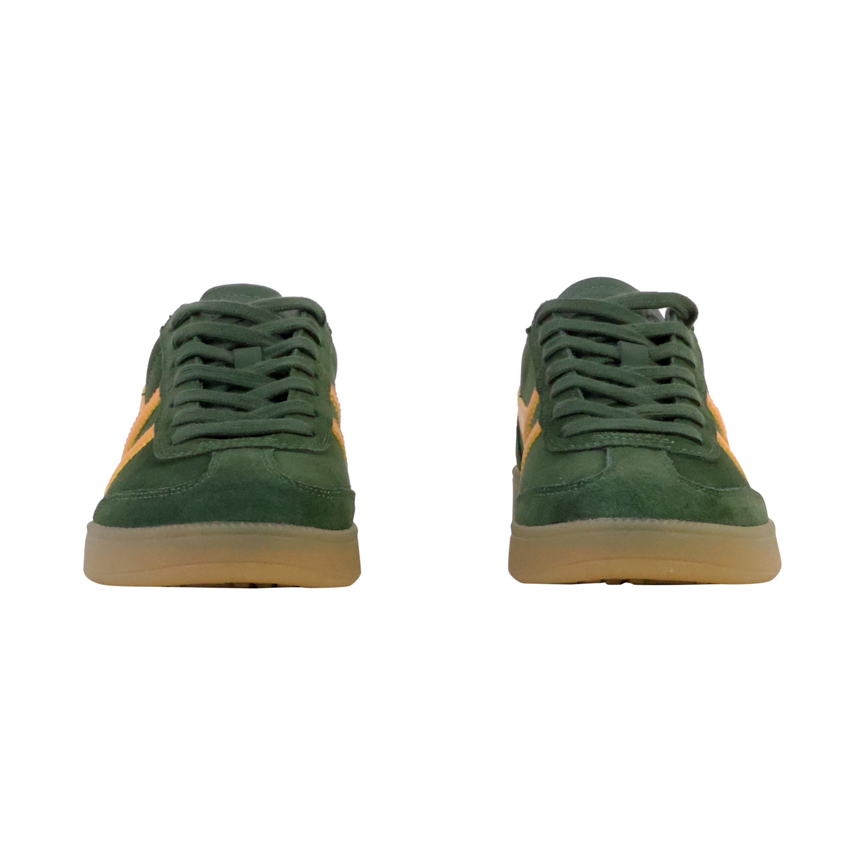Low leather sneaker viper GOLA Green