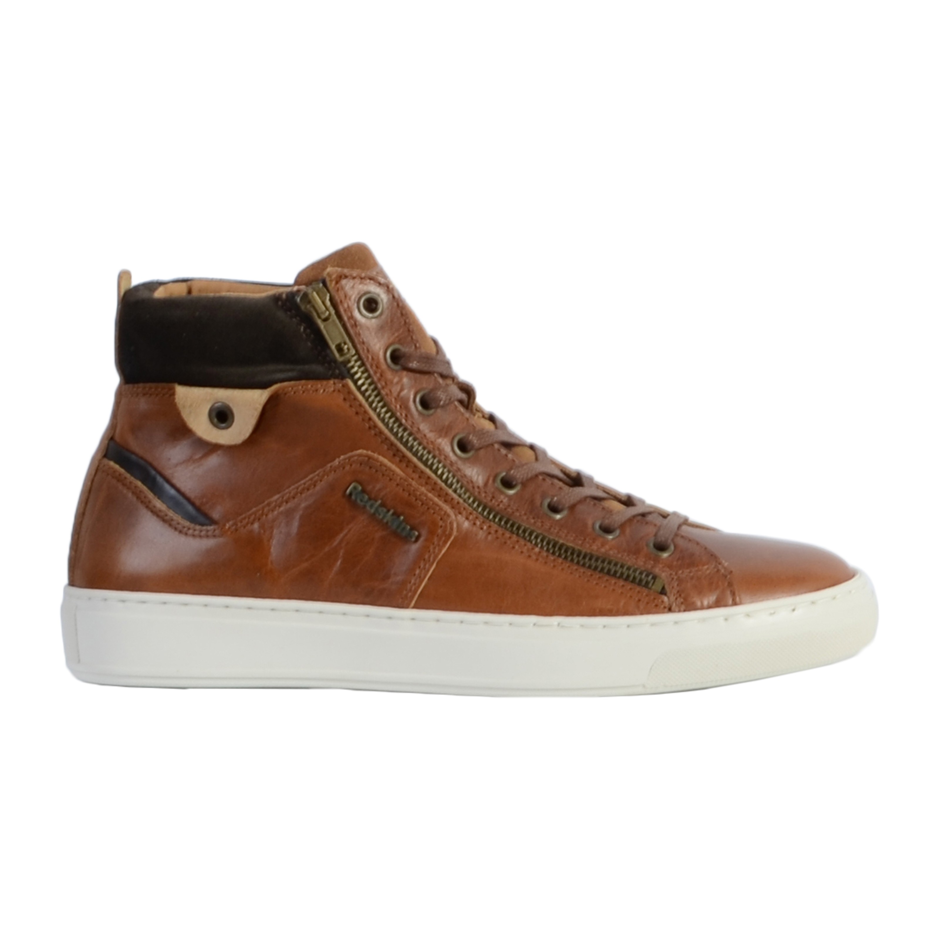 High-top leather sneakers hopeso REDSKINS Brown
