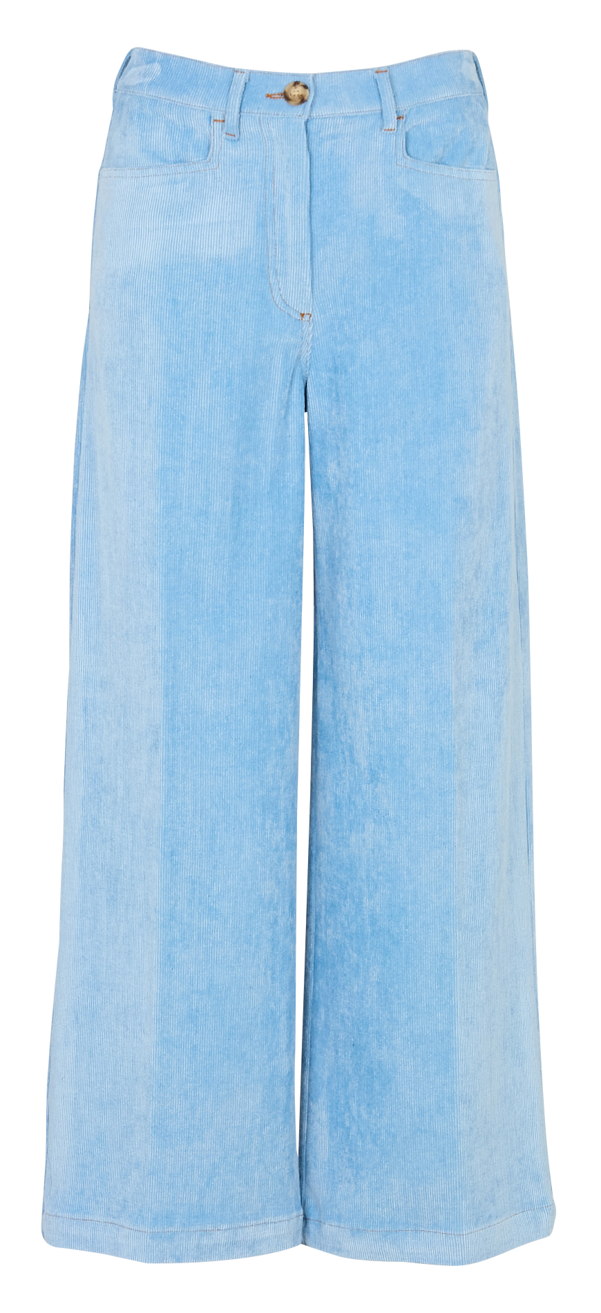 Pantalon large en velours côtelé MOMONI Bleu
