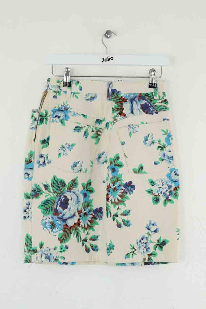 Cotton mini skirt KENZO - SECONDE MAIN White