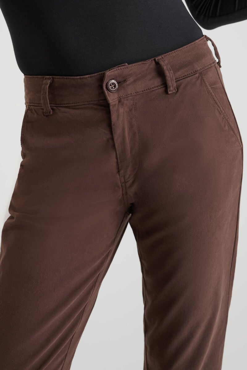Carrot trousers LE TEMPS DES CERISES Brown