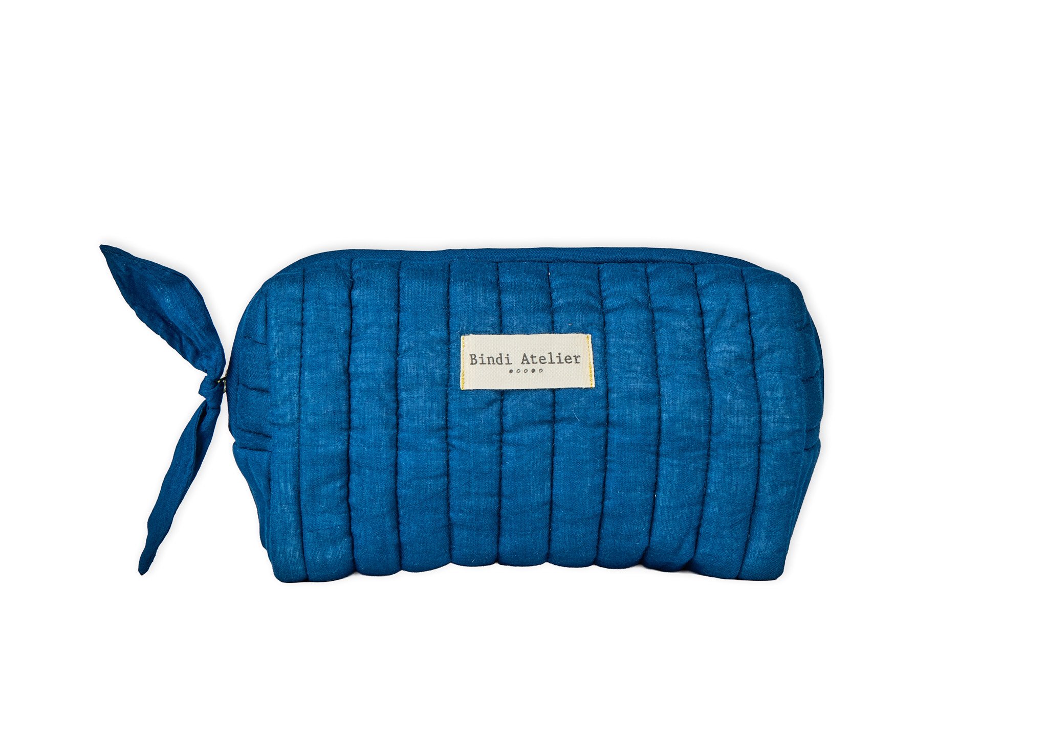 Makeup pouch lagoon BINDI ATELIER Blue