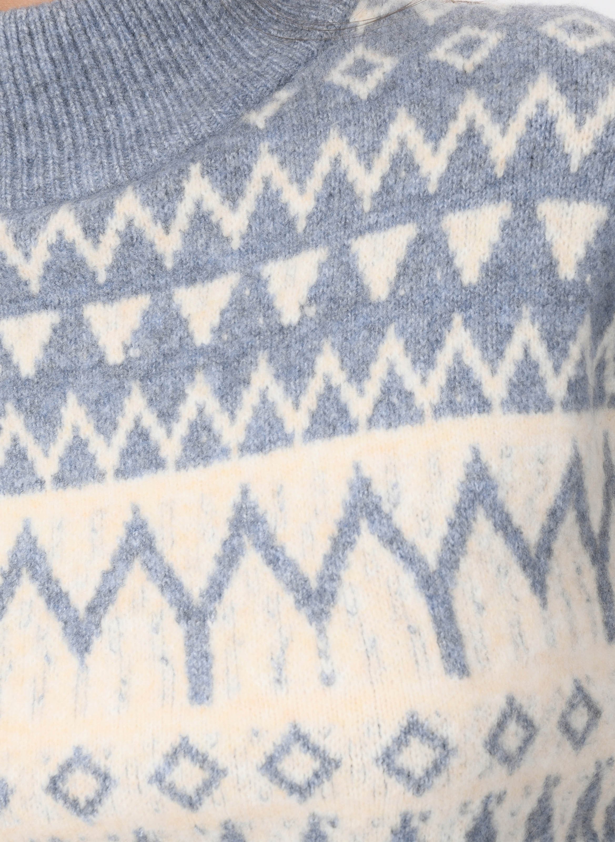 Elena - Pullover mit Stehkragen KOOKAI Weiss