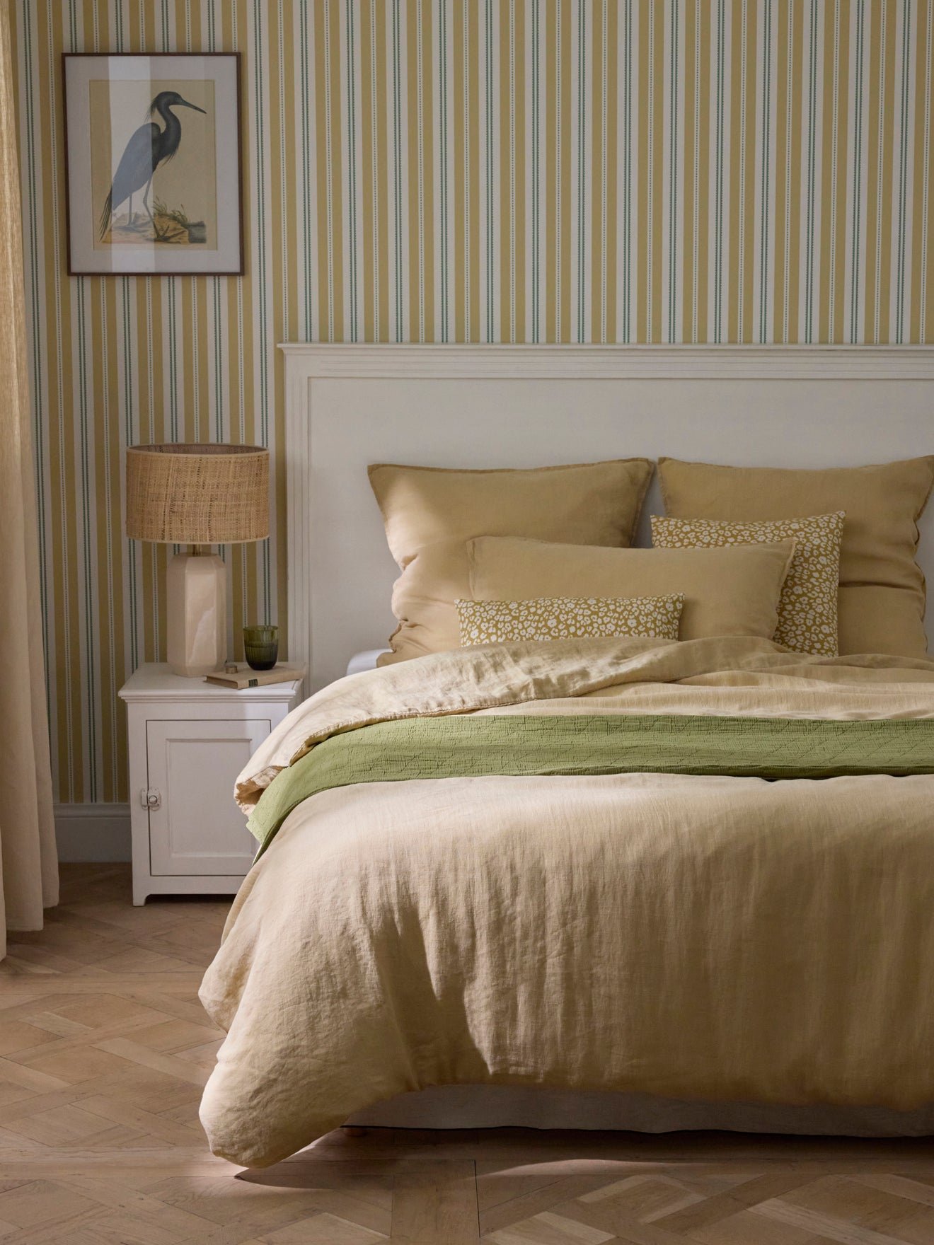 “Cocoon” washed linen comforter cover CYRILLUS Beige