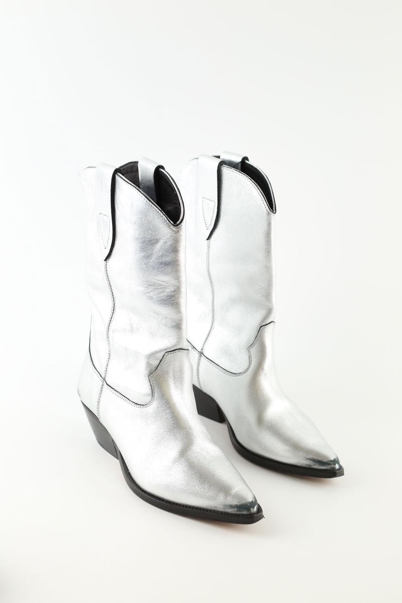 Western boots ISABEL MARANT - Seconde Main Silver