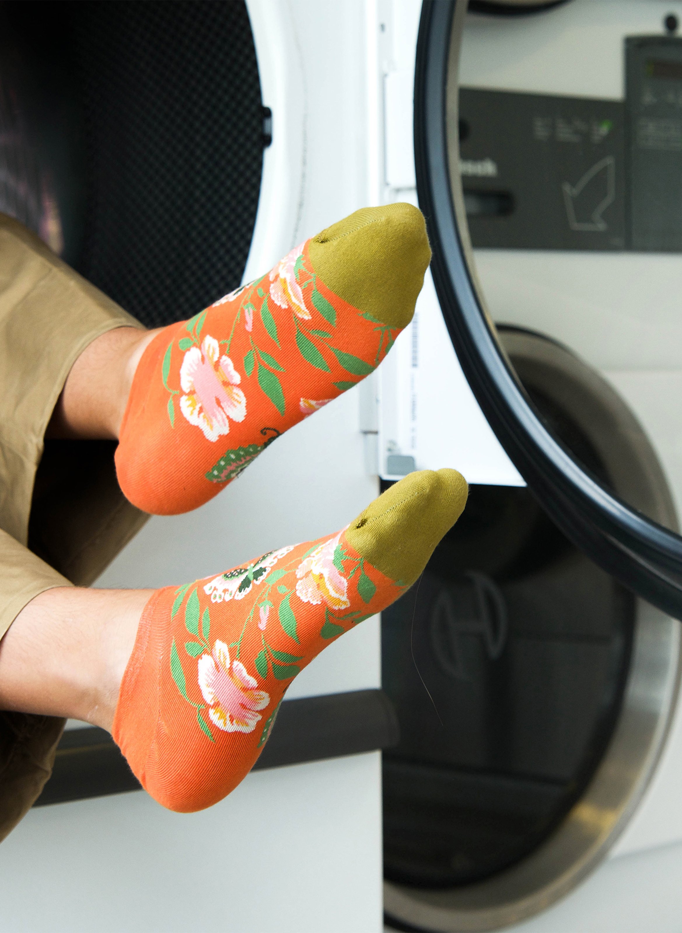 Enkelsokken met bloemen- en vlindermotieven van gemengd katoen BONNE MAISON Veelkleurig