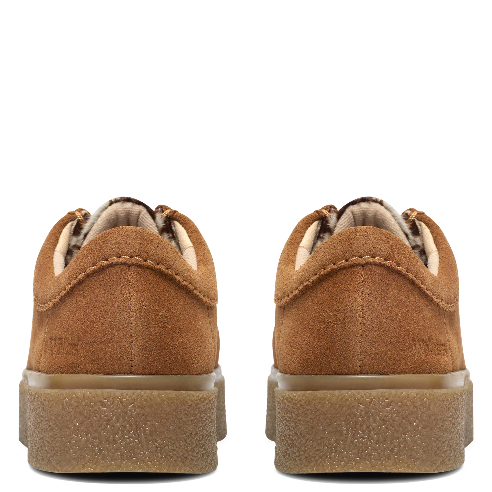 Laarzen met dierenprint in leer CLARKS Oranje