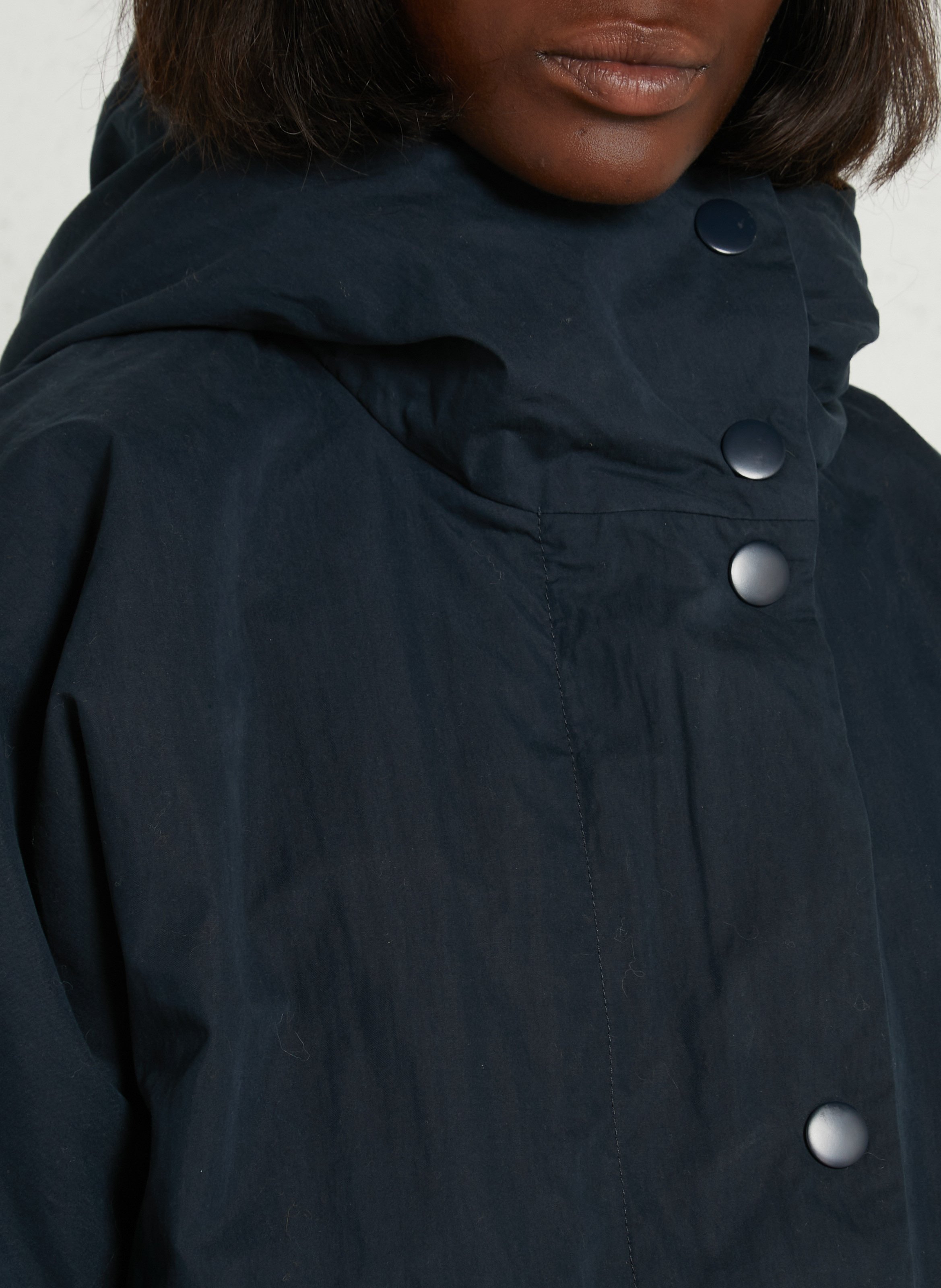 Round-neck cotton-blend jacket BELLEROSE Blue