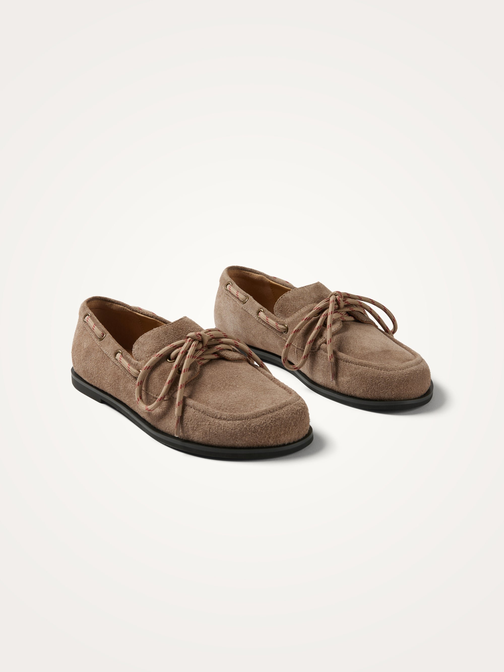 Boat loafers with flat heel and round toe VANESSA WU Beige