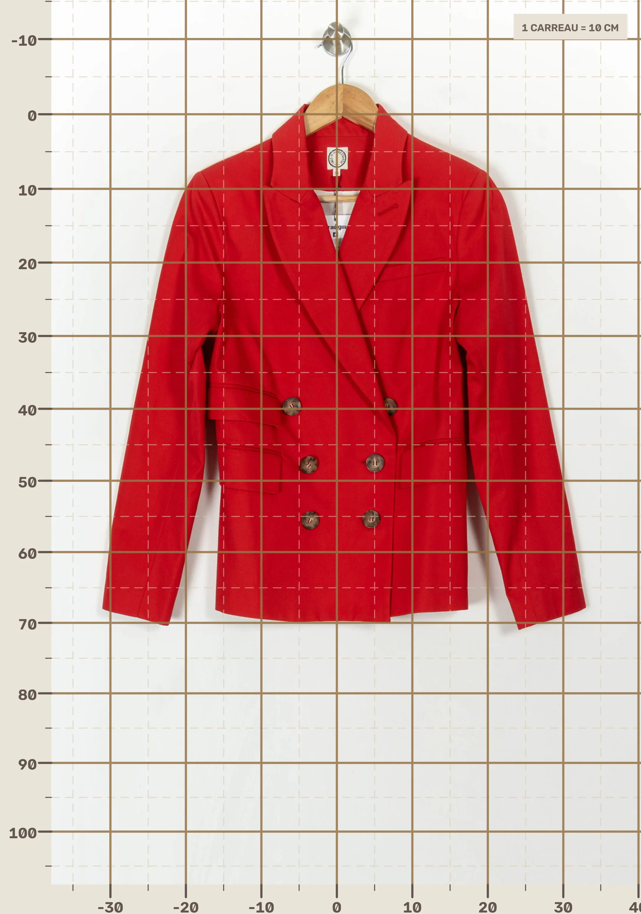 Jacket INES DE LA FRESSANGE - Seconde main Red