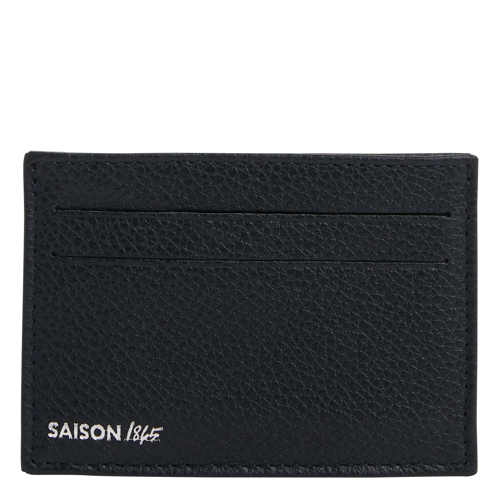 Grained leather card holder SAISON 1865