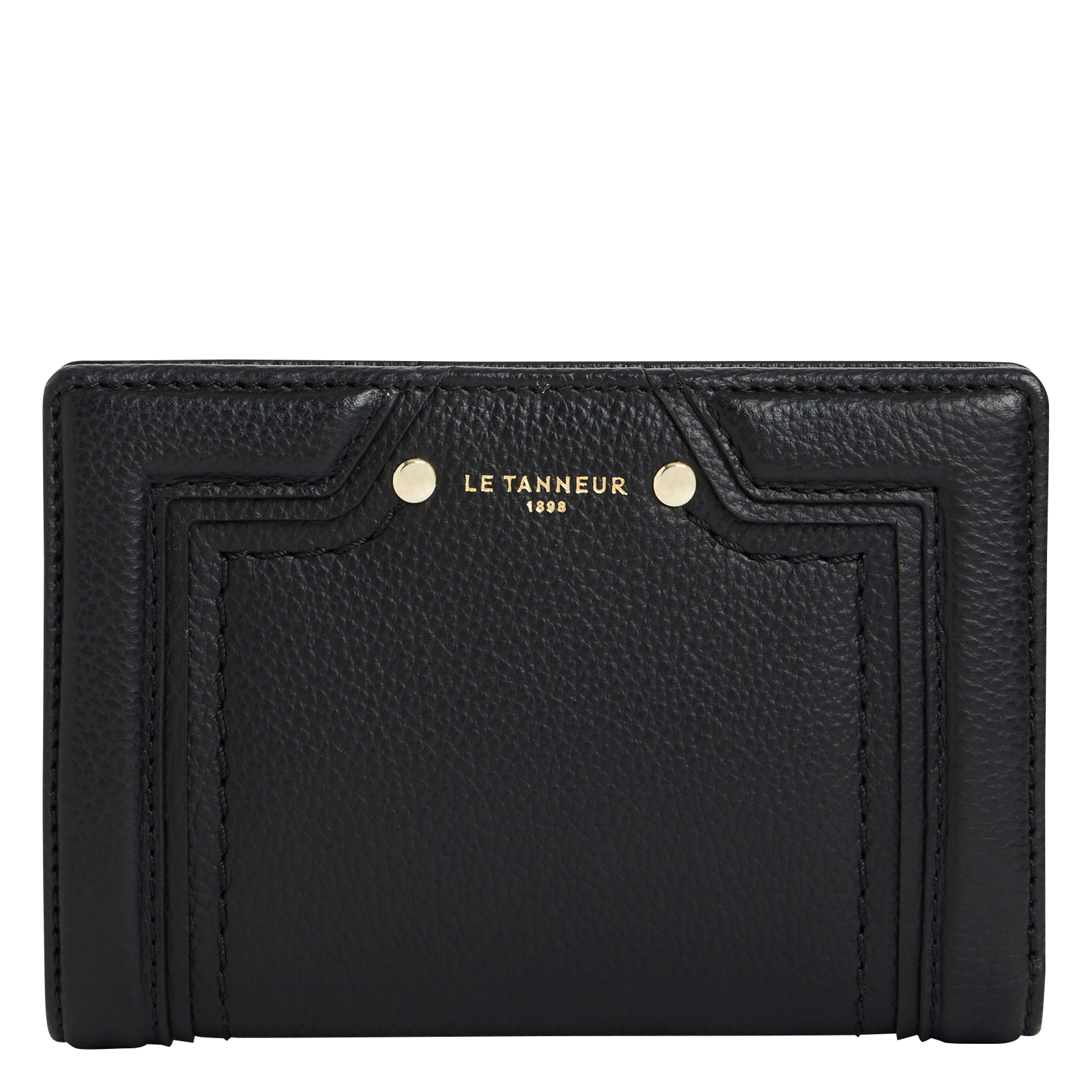 Portefeuille compact en cuir  LE TANNEUR