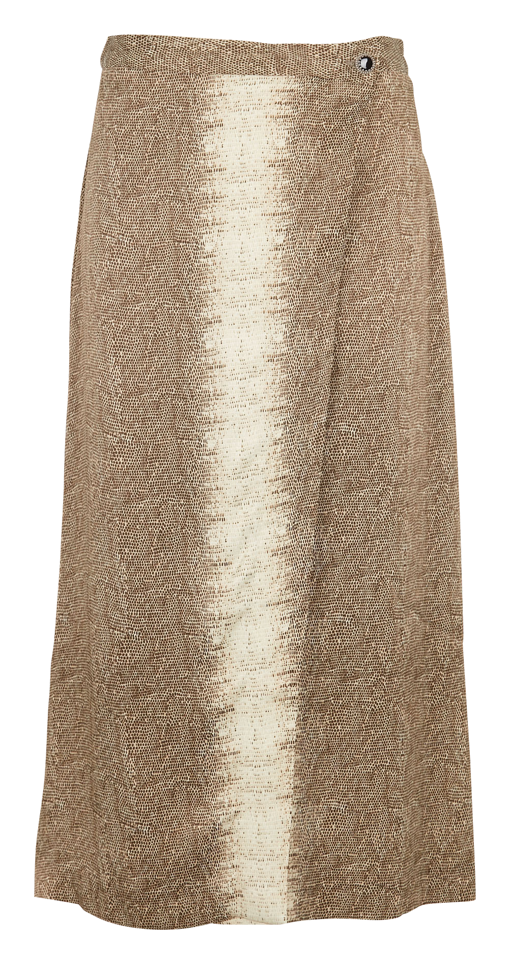 Lizard print midi skirt TWINSET Brown