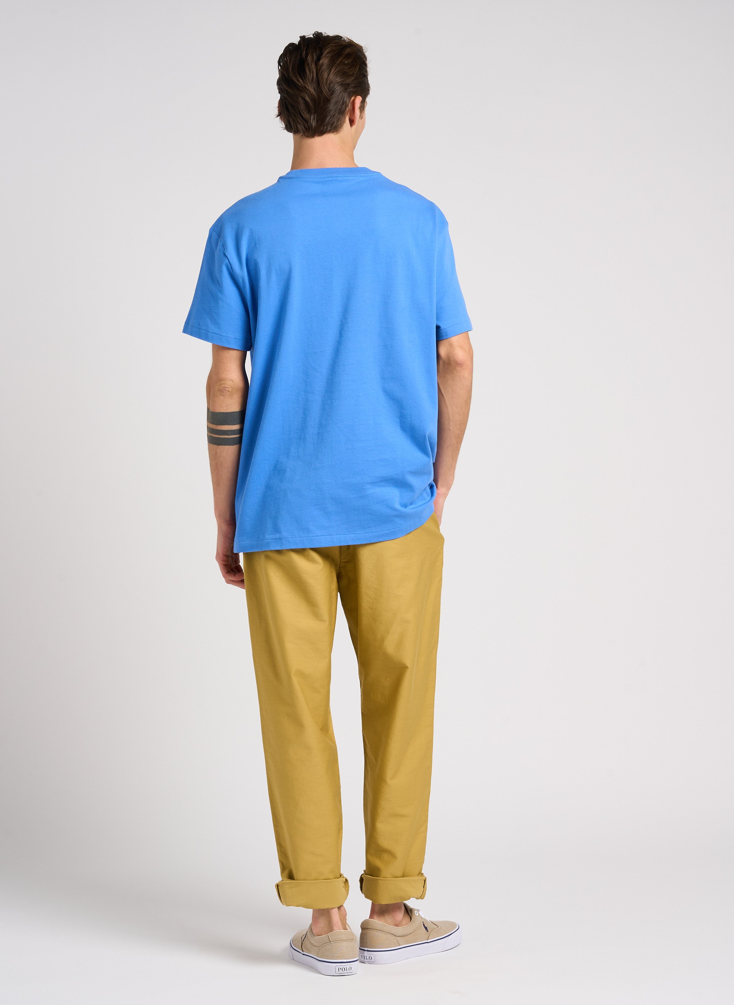 Straight-leg cotton pants PAUL SMITH Khaki