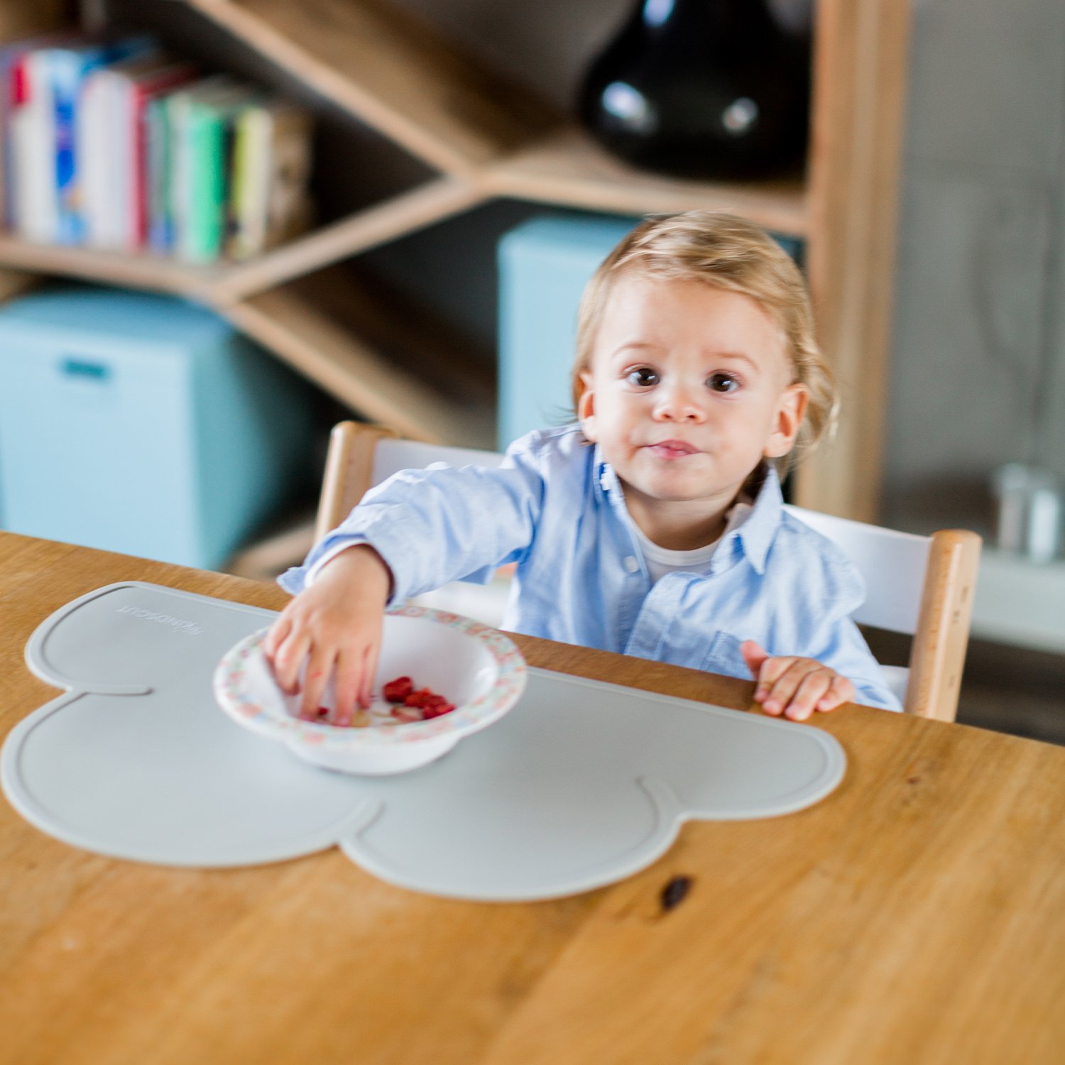 Set de table en forme de nuage en silicone KINDSGUT Multicolore
