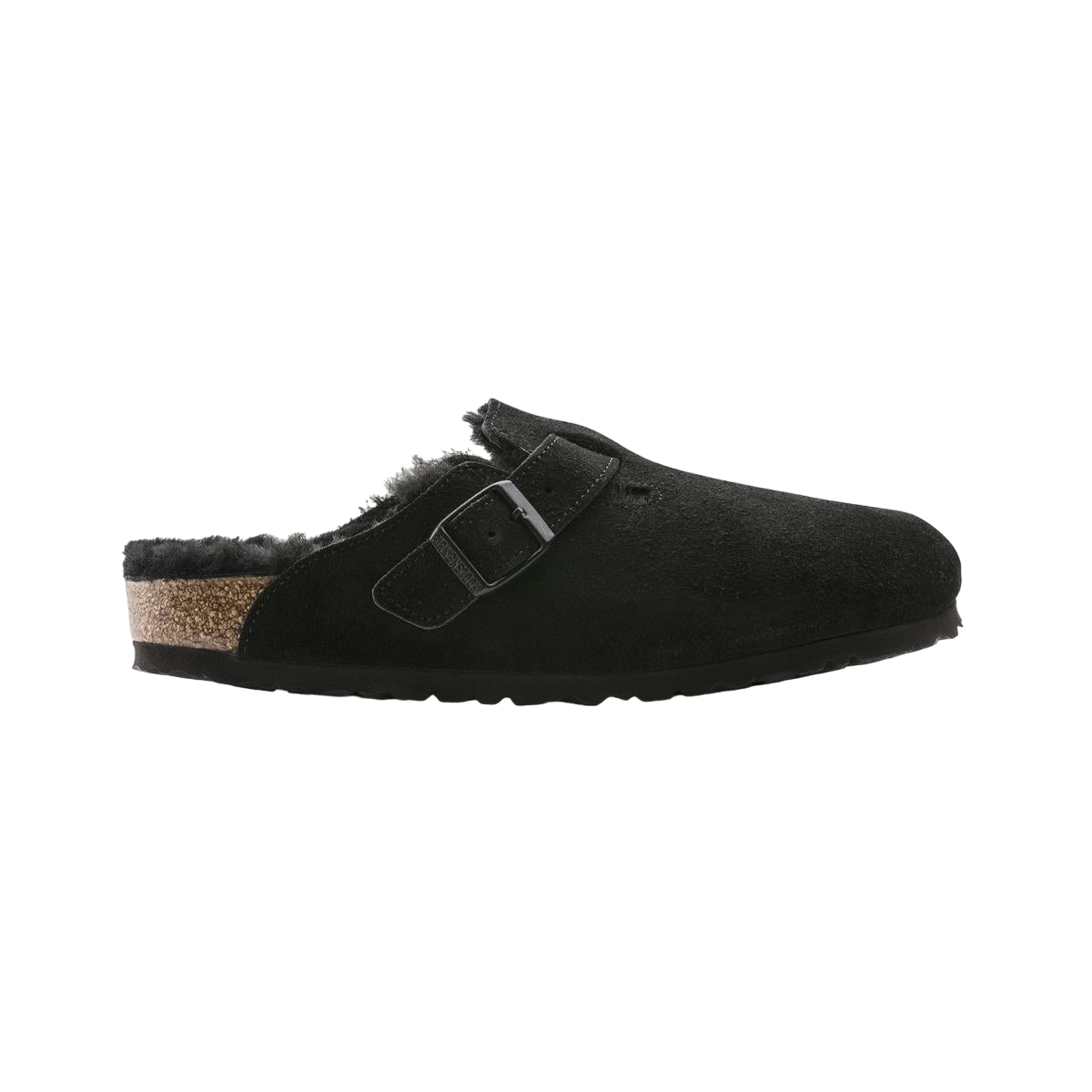 Fur-lined clogs BIRKENSTOCK Black