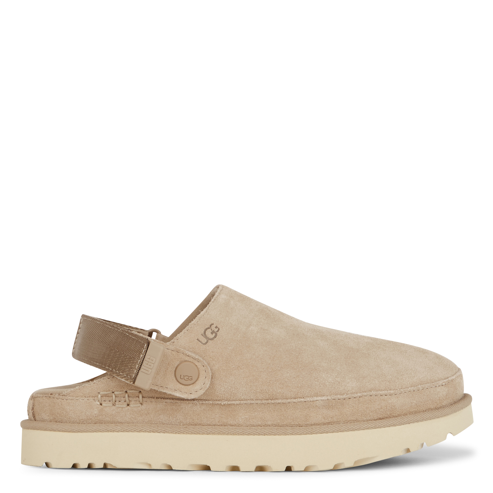 Mules en cuir velours UGG Beige