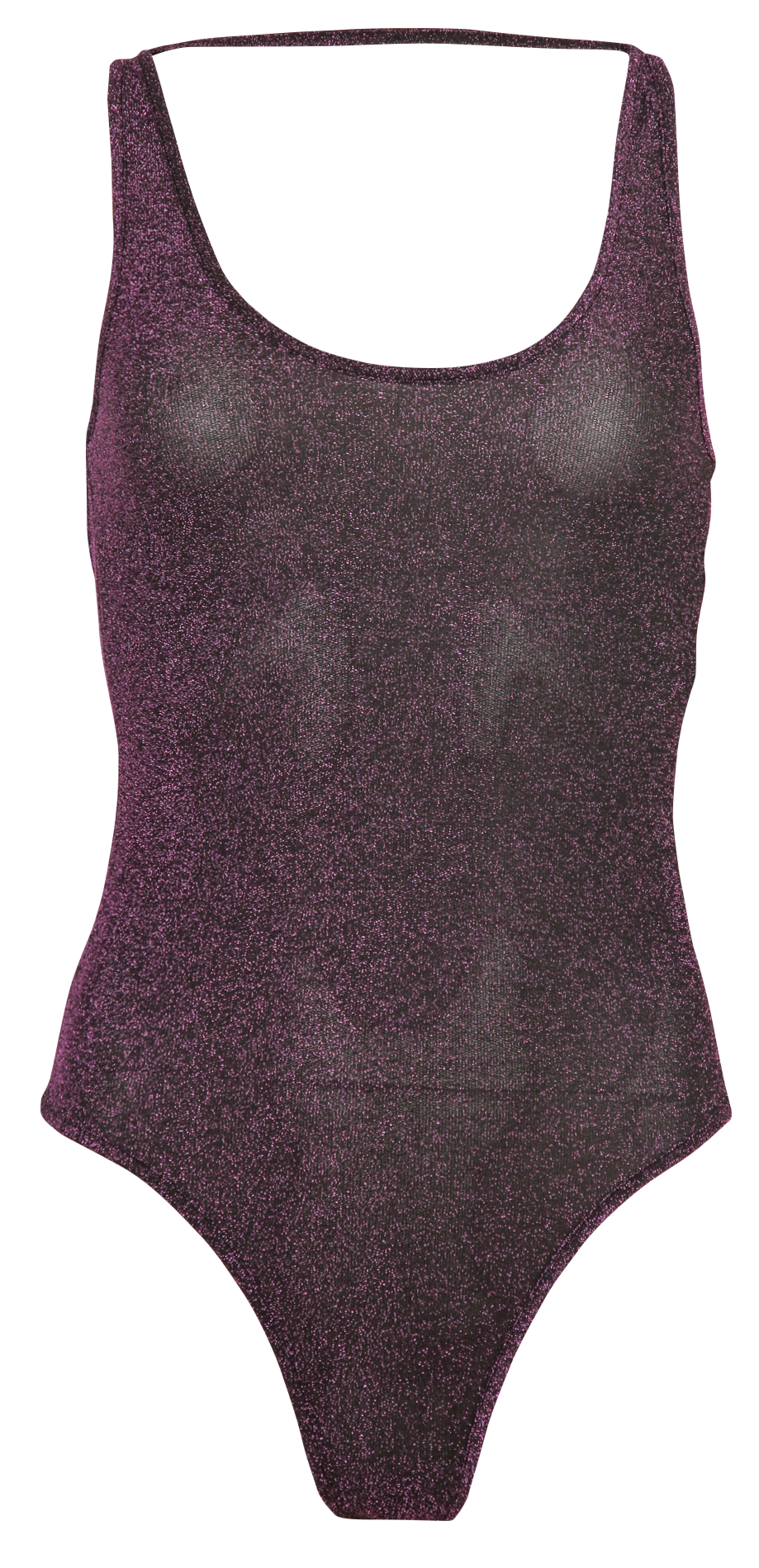 Sleeveless Metallic Bodysuit KARMA KOMA Purple