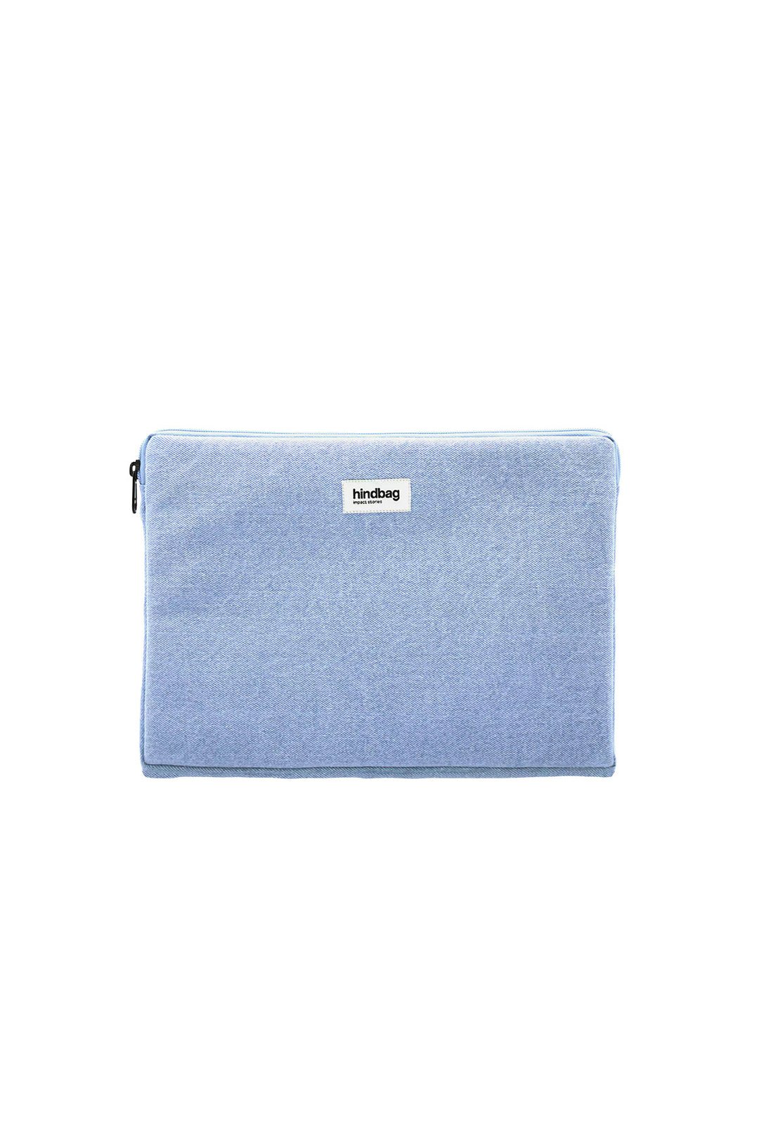 Cotton laptop sleeve with shock-absorbing foam HINDBAG