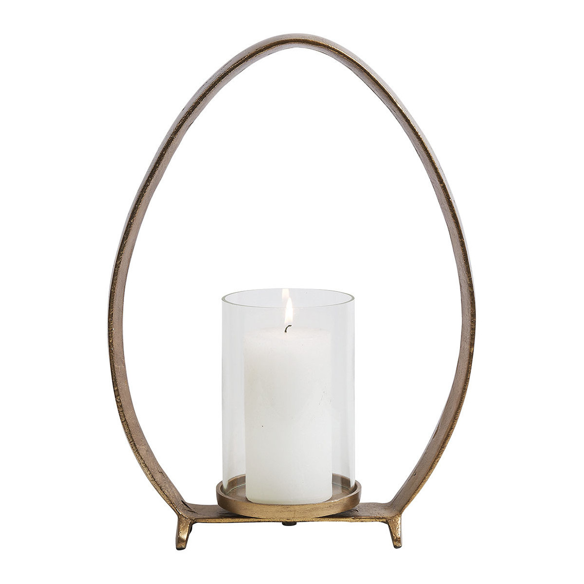 Metal tealight holder BLANC D'IVOIRE Golden