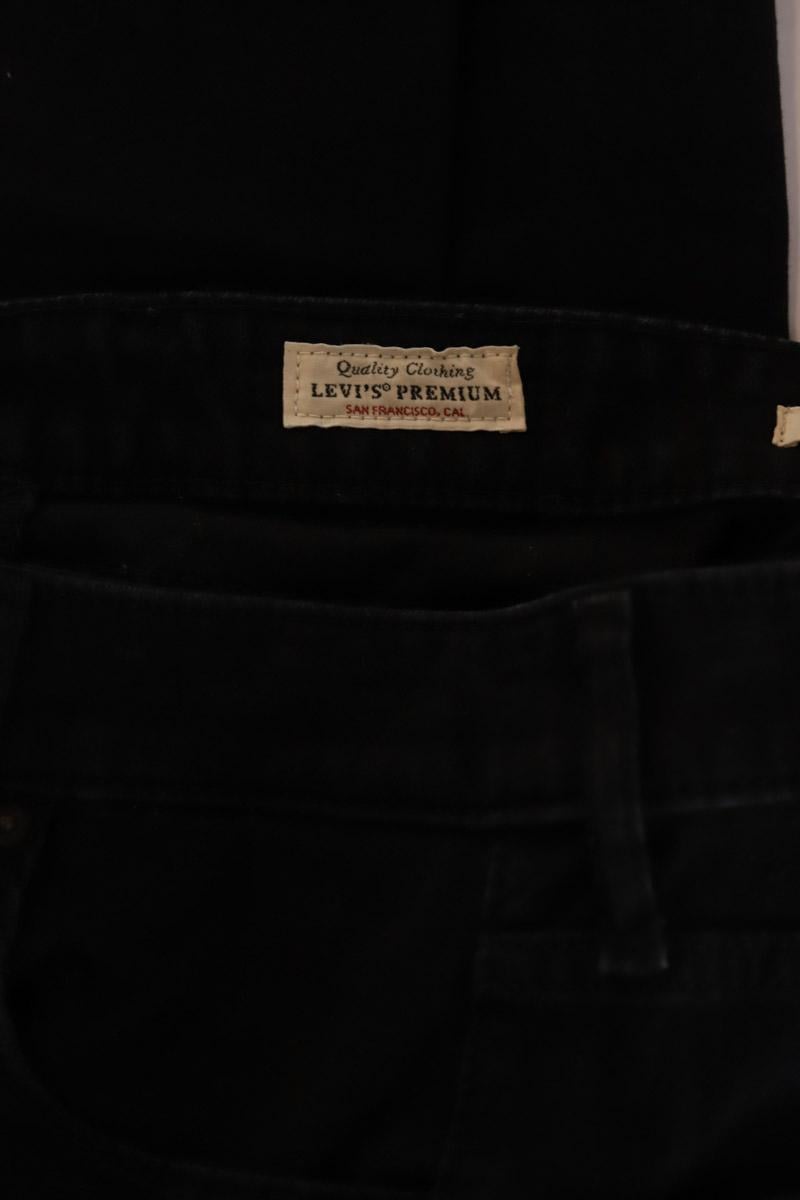 Cotton skinny jeans LEVI'S - Seconde main Black