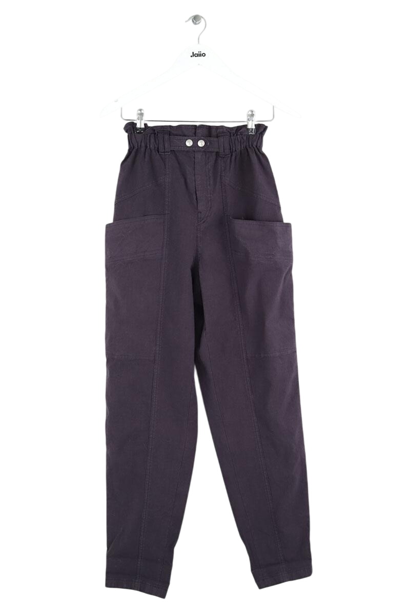 Linen pants ISABEL MARANT - Seconde Main Purple