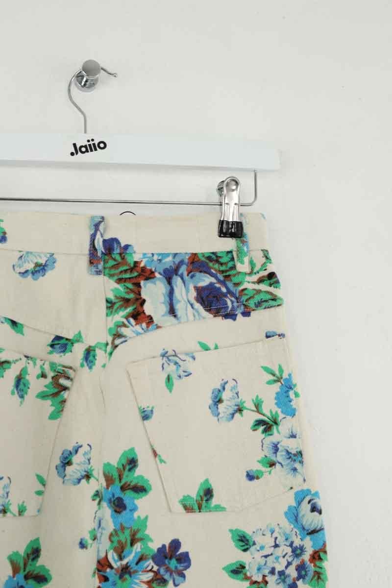 Cotton mini skirt KENZO - SECONDE MAIN White