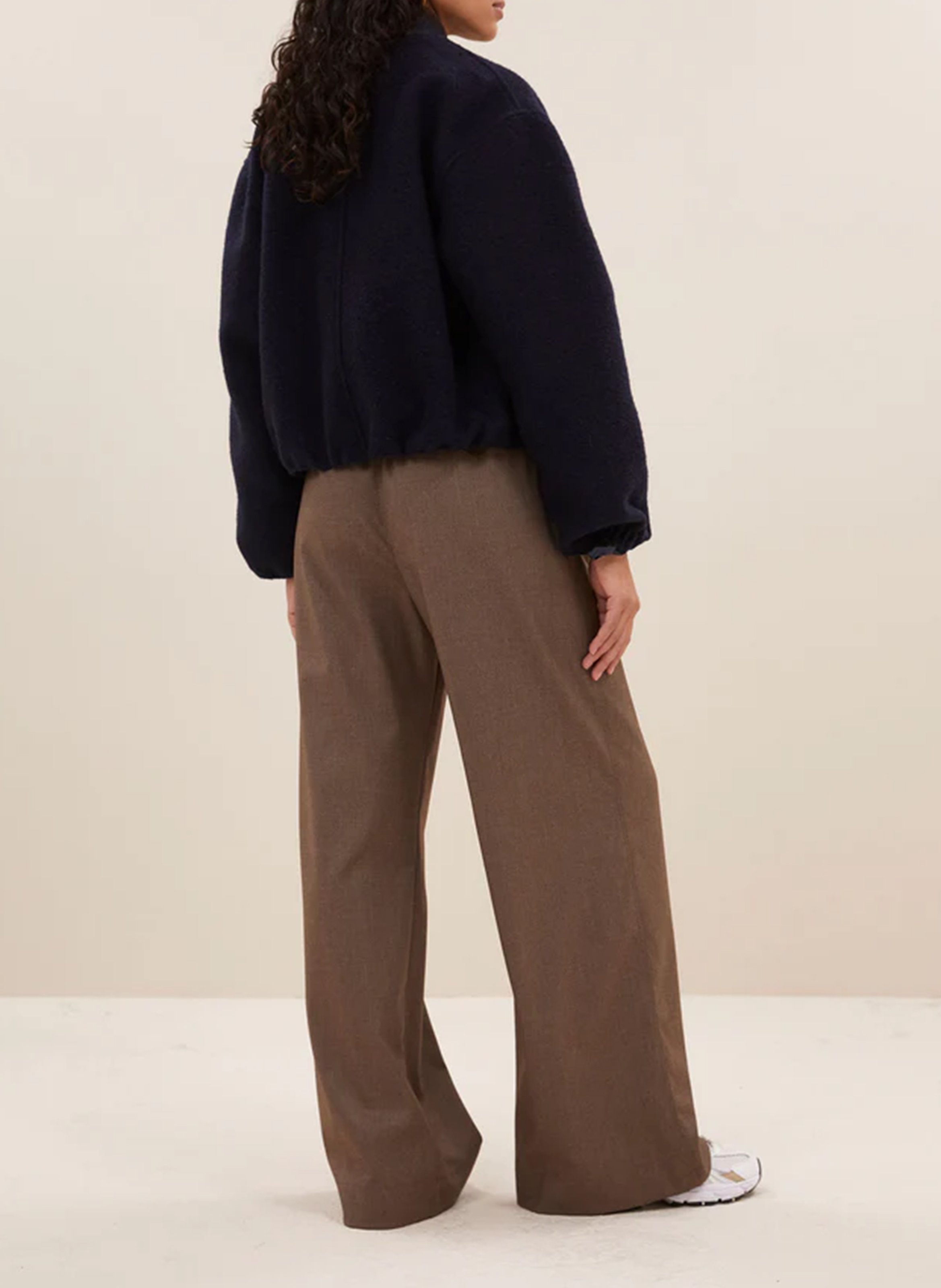 Oversized wool-blend jacket  BY BAR Blue