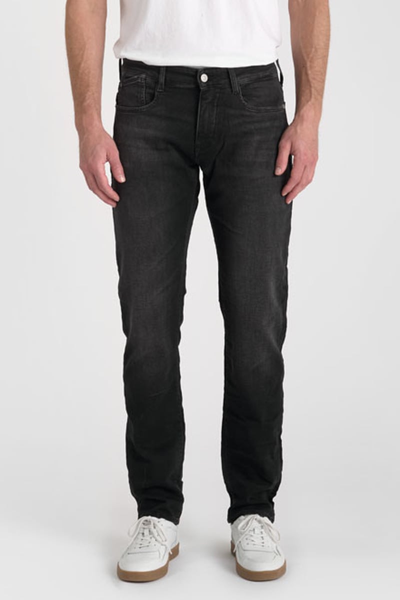 Straight jogger jeans 800/12 regular, length 34 LE TEMPS DES CERISES Black