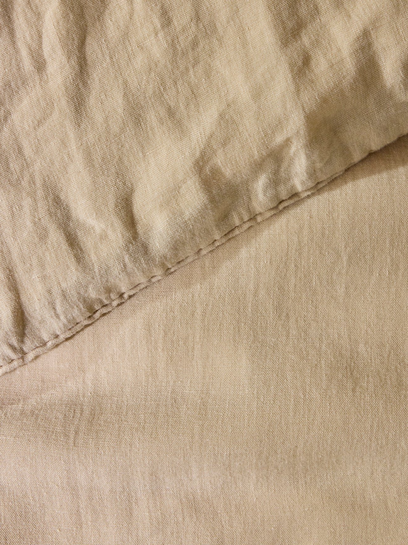 “Cocoon” washed linen comforter cover CYRILLUS Beige