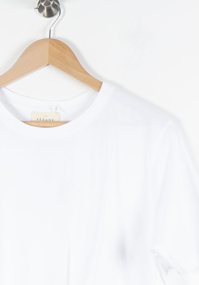 Tommy Badge T-shirt SEZANE - Seconde main White