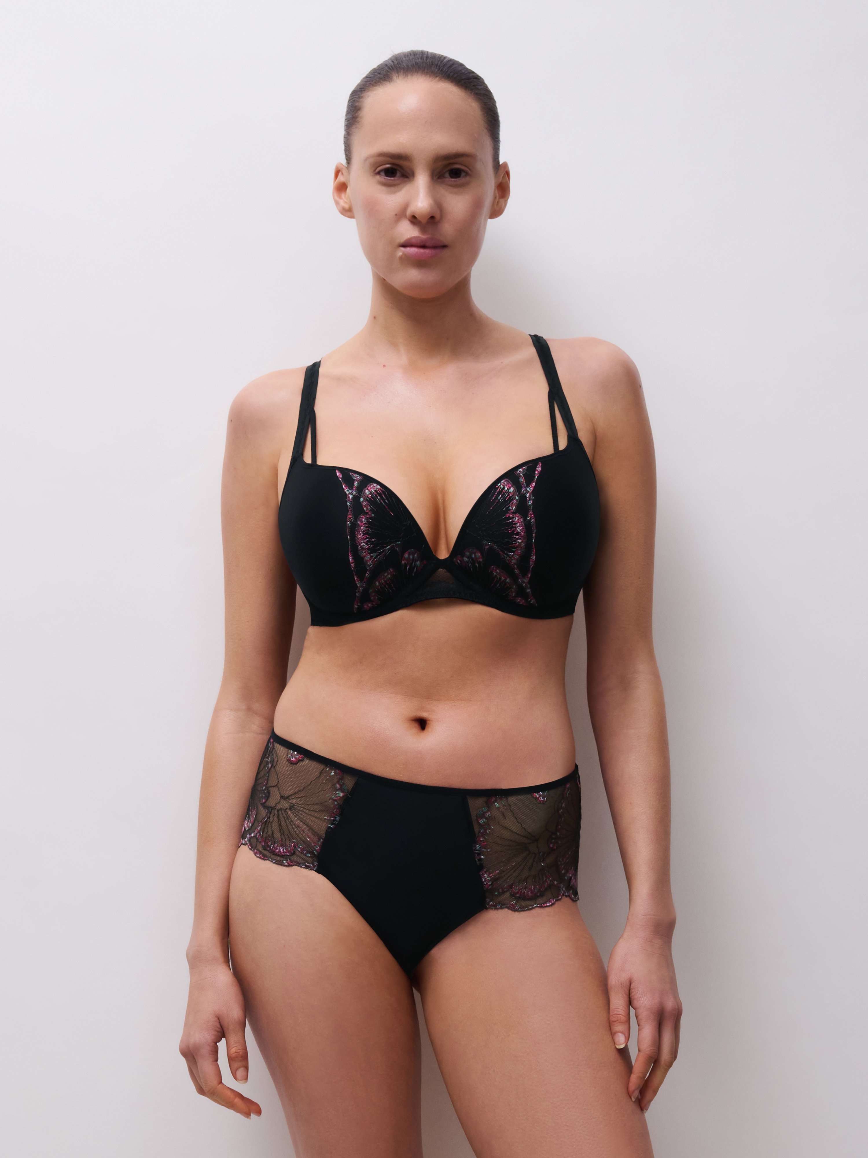 Push-up bra with embroidery CHANTELLE PULP Multicolored