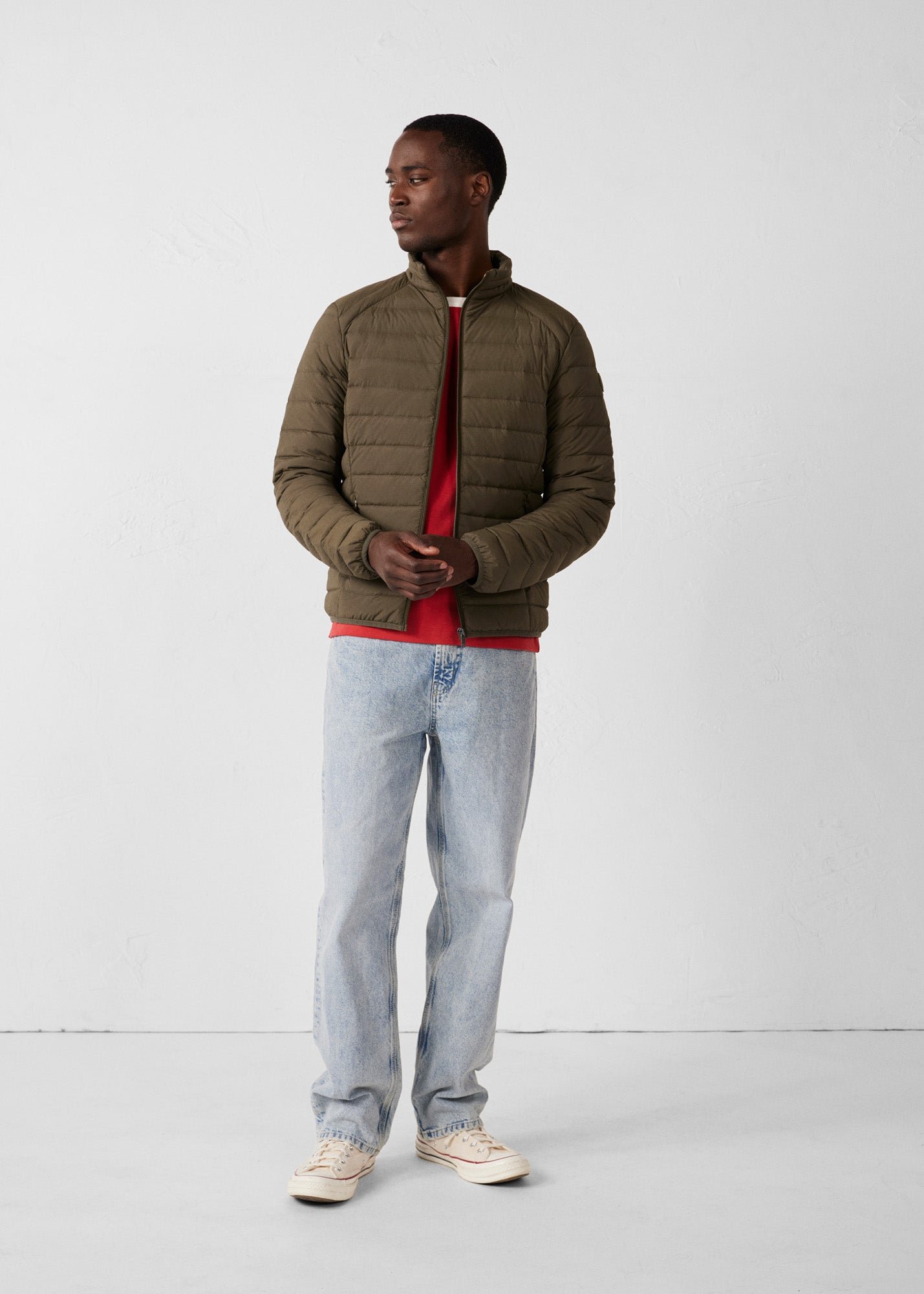 Stretch light down jacket Aragon JOTT Green