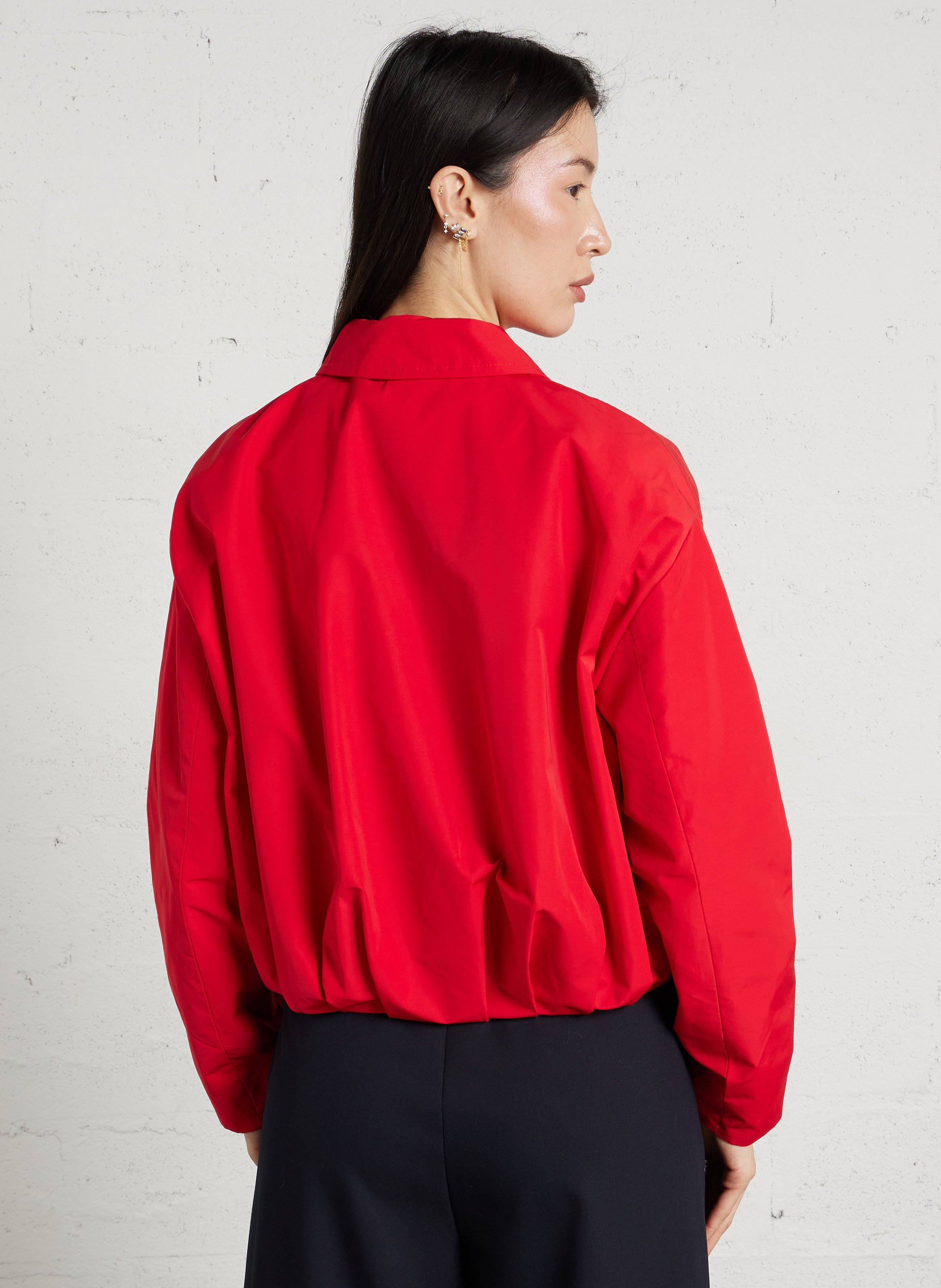 Recht jasje met klassieke kraag IMPERIAL Rood