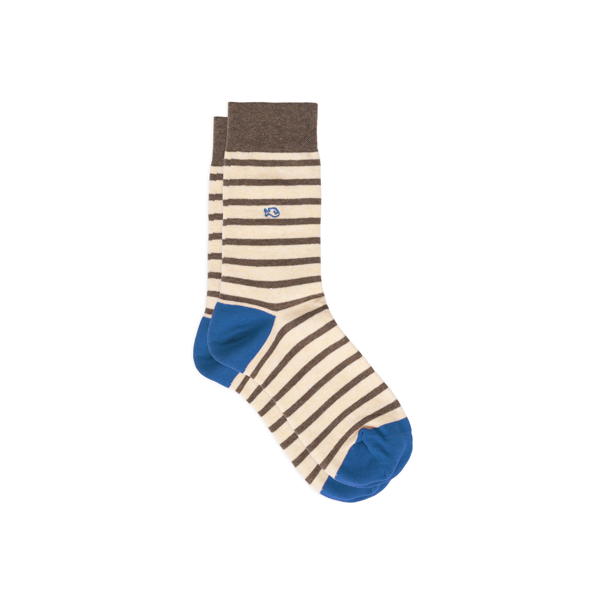 Combed cotton socks with wide stripes BILLYBELT